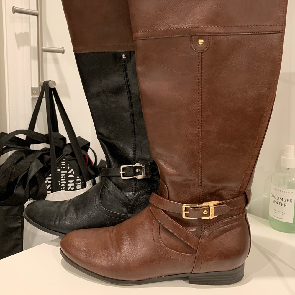 UNISA BOOTS BOTH PAIRS INCLUDED BLACK BROWN BOOTS